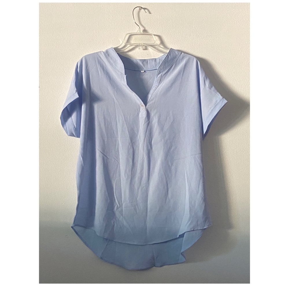 blue blouse